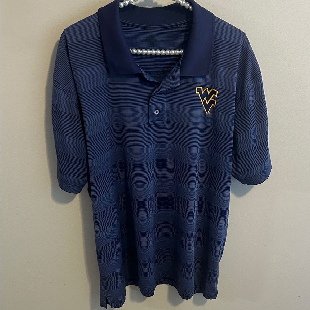 West Virginia Mountaineers Embroidered Polo. Size XL